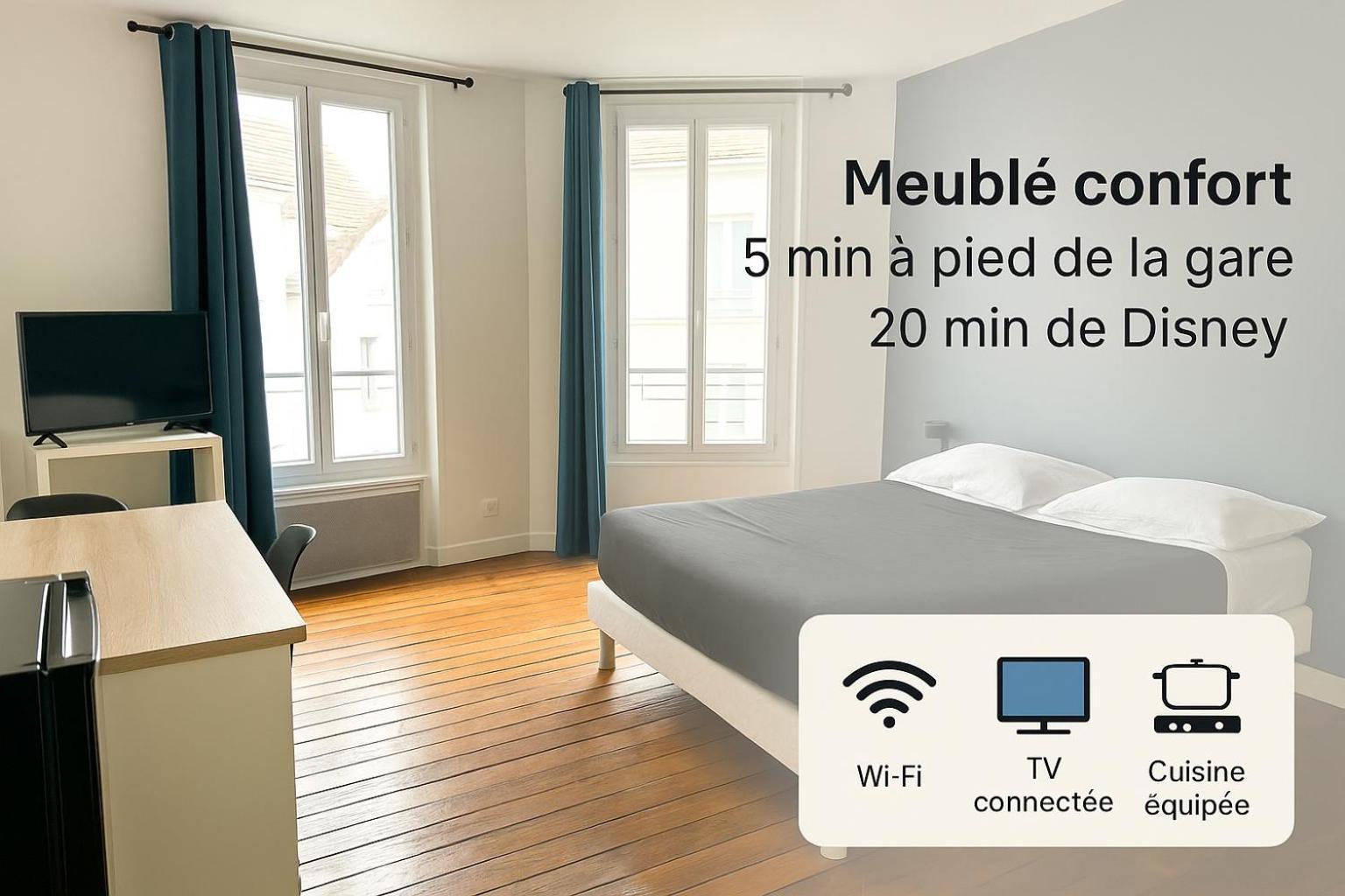 Appartement Maciet 4- Centre Ville Meaux-Gare-Disney Kültér fotó
